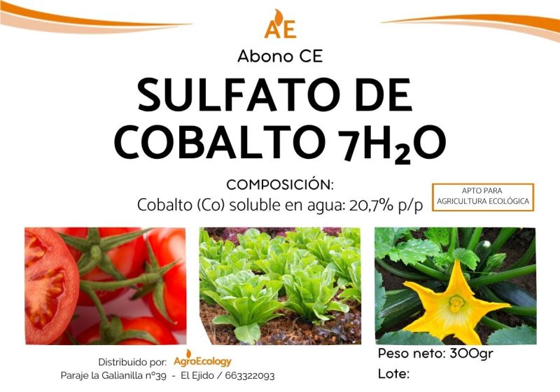 Sulfato de cobalto - Imagen 2