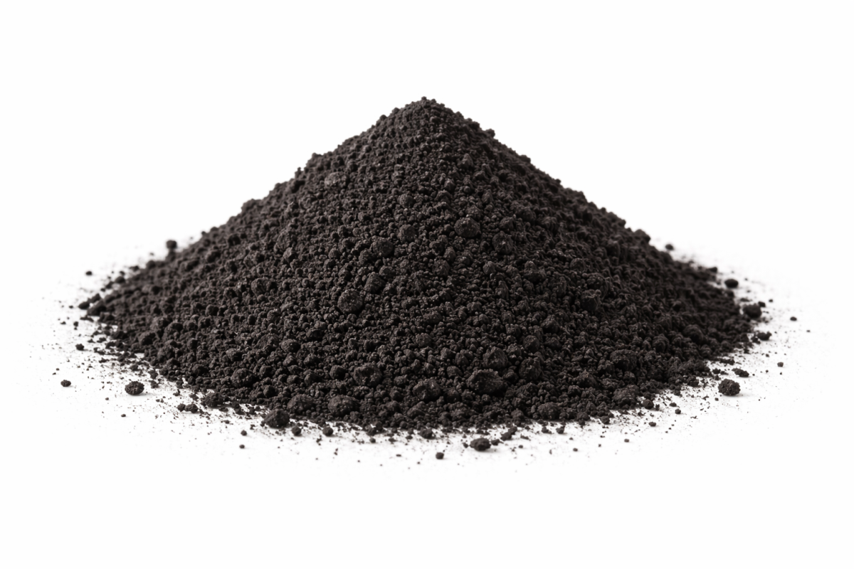 Leonardita en polvo, materia prima rica en acido humico para mejorar el suelo agrícola